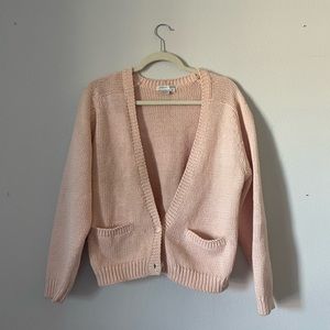 Vintage cropped cardigan sweater